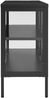 vidaXL Sideboard Anthrazit 105x35x70 cm Stahl und Glas 336069 Bild 4