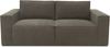 DOMO. collection Sofa 100017, 2-Sitzer mit Rückenkissen und Armlehnen, 2er Couch, Polsterganitur, 210 x 93 x 84 cm (BxTxH), schlamm Bild 2