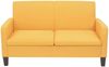 vidaXL 2-tlg. Sofagarnitur Stoff Gelb 278214 Bild 5