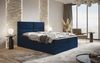 AX LIVING Boxspringbett Bonio III – 120 cm Breite mit Topper Blau Bild 2