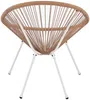 Vente-unique - ALIOS Gartensitzgruppe Harz Beige - B 82 cm x H 83,5 cm x L 72 cm Bild 5