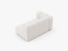 Micadoni Modulares Sofa Lupine 2-Sitzer Links Boucle Baloo Weiß Bild 3
