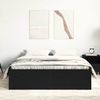 vidaXL Bettgestell ohne Matratze Schwarz Eichen-Optik 140x190 cm 3329338 Bild 3