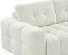 Vente-unique - SOPELANA Sofa Stoff Weiß - B 190 cm x H 78 cm x L 278 cm Bild 5