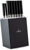 Kitano XL 13tlg. Messer-Set mit Block 12 Messer Stahl edler Holzblock Schwarz Bild 4