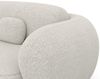 Ecksofa Altea L Form Stoff - Boucléstoff - Weiß Bild 5