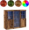 vidaXL LED-Sideboard Altholz 123 x 37 x 100 cm Holzwerkstoff 3333119 Bild 4