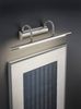 Moderne 8 Watt LED Wandleuchte in Nickel matt Bild 3