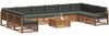 vidaXL Sofagarnituren 11 pcs Natur und Anthrazit Massivholz Akazie 3374262 Bild 3