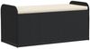 vidaXL Sitzbank mit Stauraum & Kissen Schwarz 115x51x52 cm Poly Rattan 365727 Bild 2