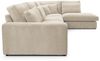 Beautysofa Ecksofa mit dekorativen Kissen PARMA, im modernes Design, klassische Polsterecke inklusive Wellenfedern, Ottomane links oder rechts wählbar Bild 2