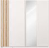 INOSIGN Kleiderschrank Kleiderschrank Charisy mit 4 Einlegeböden und Kleiderstange Garderobe mit 2 Schwebetüren und Lamellen, B/H/T 200/198,5/62 cm Bild 2