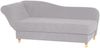 Recamiere mit Armteil links klappbar Katia Bezug Veloursstoff Buche natur / silber 22686 Bild 2