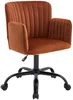 Vente-unique - TOARA Office chair Stoff Rot - B 54 cm x H 87 cm77 cm x L 53 cm Bild 4