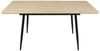 Home Collective Esstisch ausziehbar Moderner mit Metallgestell für 4 bis 6 Personen 75 cm hoch (mit integrierter Klappverlängerung für schnelles und einfaches Ausziehen), Holzoptik mit Metallbeinen, 120-160 × 80 cm (LxB), Eiche Hell Bild 2
