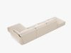 Micadoni Ecksofa Kaelle 5-Sitzer Rechts Samt Bluvel Helles Beige Bild 3