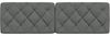 vidaXL Bett Kopfteil-Kissen Dunkelgrau 90 cm Stoff (1-tlg) Bild 3
