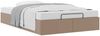 vidaXL Ottoman-Bett ohne Matratze Cappucino 120x190cm Kunstleder 3310793 Bild 5