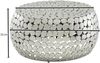 Couchtisch Metall Silber 66 x 66 x 32 cm Sofatisch Aluminium | Design Wohnzimmertisch Rund | Kleiner Kaffeetisch Modern | Beistelltisch Anstelltisch Wohnzimmer Bild 3