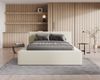 Chilly Möbel Polsterbett Lugano Beige Quelle02 200x200cm mit Stauraum - modernes Design Bild 2