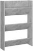 vidaXL Wand-Schuhschränke 2 Stk. Betongrau 60x18x90 cm Holzwerkstoff 806768 Bild 5