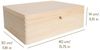 Creative Deco Holzkiste mit Deckel und Schlüssel, Holztruhe Erinnerungsbox Baby Holzbox mit Deckel Kasten Bild 3