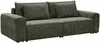 Vente-unique - RICAPO Sofa Stoff Grün - B 125 cm x H 90 cm x L 266 cm Bild 2