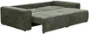Vente-unique - RICAPO Sofa Stoff Grün - B 125 cm x H 90 cm x L 266 cm Bild 3