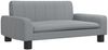 vidaXL Hundebett Hellgrau 70x45x30 cm Stoff Bild 2