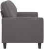 vidaXL 2-Sitzer-Sofa Grau 120 cm Kunstleder 359134 Bild 4