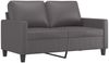 vidaXL 2-Sitzer-Sofa Grau 120 cm Kunstleder 359134 Bild 2