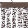 vidaXL Insektenschutz-Vorhang Braun und Beige 90x220 cm Chenille 284277 Bild 4