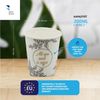 BENBOW Einwegbecher BenBow Kaffeebecher - 180 ml/250 ml/300 ml/400 ml - Einwegbecher, 50-tlg, Beschichteter Karton, BenBow Kaffeebecher 300 ml x 50 Bild 2