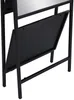Vente-unique - LIVIO Spiegel Metall Schwarz - B 41 cm x H 172 cm x L 46 cm Bild 5