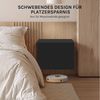 Woltu Nachttisch (2-St), hängend mit Schublade, Wandregal Schwarz für Schlafzimmer Wohnzimmer Bild 4