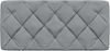 vidaXL Bett Kopfteil-Kissen Hellgrau 90 cm Stoff (1-tlg) Bild 3