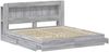 vidaXL Bettgestell mit Stauraum Grau Sonoma 180 x 200 cm Holzwerkstoff 3433686 Bild 4