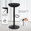 Ergonomischer Stehhocker höhenverstellbar 360° drehbar ohne Rückenlehne Schwarz Bild 4