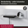 Paulmann 71103 LED Wandleuchte Serra 2-flammig links USB C 2700K Backlight Bild 5