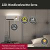 Paulmann 71103 LED Wandleuchte Serra 2-flammig links USB C 2700K Backlight Bild 2