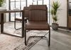 Freischwinger Echtleder 52x61x92 braun IRON LABEL #03 Bild 3