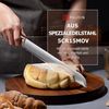 Langes Brotmesser 26 cm Premium Küchenmesser aus Edelstahl mit Pakkaholzgriff Bild 5