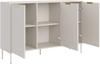Selsey 'Vena' – Sideboard 3-türig, Kaschmir, 150 cm Bild 4
