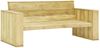 vidaXL 2-tlg. Garten-Lounge-Set mit Kissen Kiefernholz Imprägniert 3065777 Bild 2
