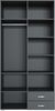 Küchenklapphängeschrank Rimini 80x72cm Hochfaltklappe matt lackiert Farbe: RAL 9010 reinweiß matt / weiß RI-W8B/80-AV Bild 2