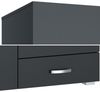 Küchenklapphängeschrank Rimini 80x72cm Hochfaltklappe matt lackiert Farbe: RAL 9010 reinweiß matt / weiß RI-W8B/80-AV Bild 3