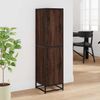 vidaXL Highboard Braun Eichen-Optik 35,5x35x139cm Holzwerkstoff Metall 849058 Bild 3