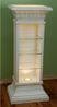 JVmoebel Vitrine Design Vitrine Regal Glas Säule Vitrinen Regale CD Schrank Lampe Made in Europa Bild 2