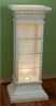 JVmoebel Vitrine Design Vitrine Regal Glas Säule Vitrinen Regale CD Schrank Lampe Made in Europa Bild 3