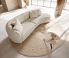 Sofa Mairi 330x160 cm Bouclé Creme-Weiß Bild 4